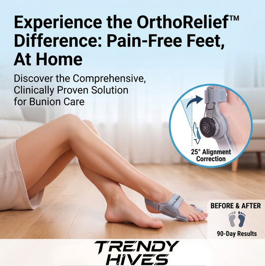 OrthoRelief™ Adjustable Toe Alignment Splint & Foot Wrap