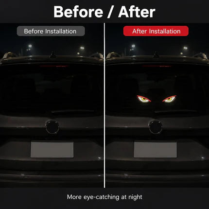 Solar Devil Eyes LED Car Light