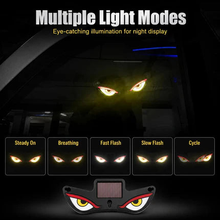 Solar Devil Eyes LED Car Light