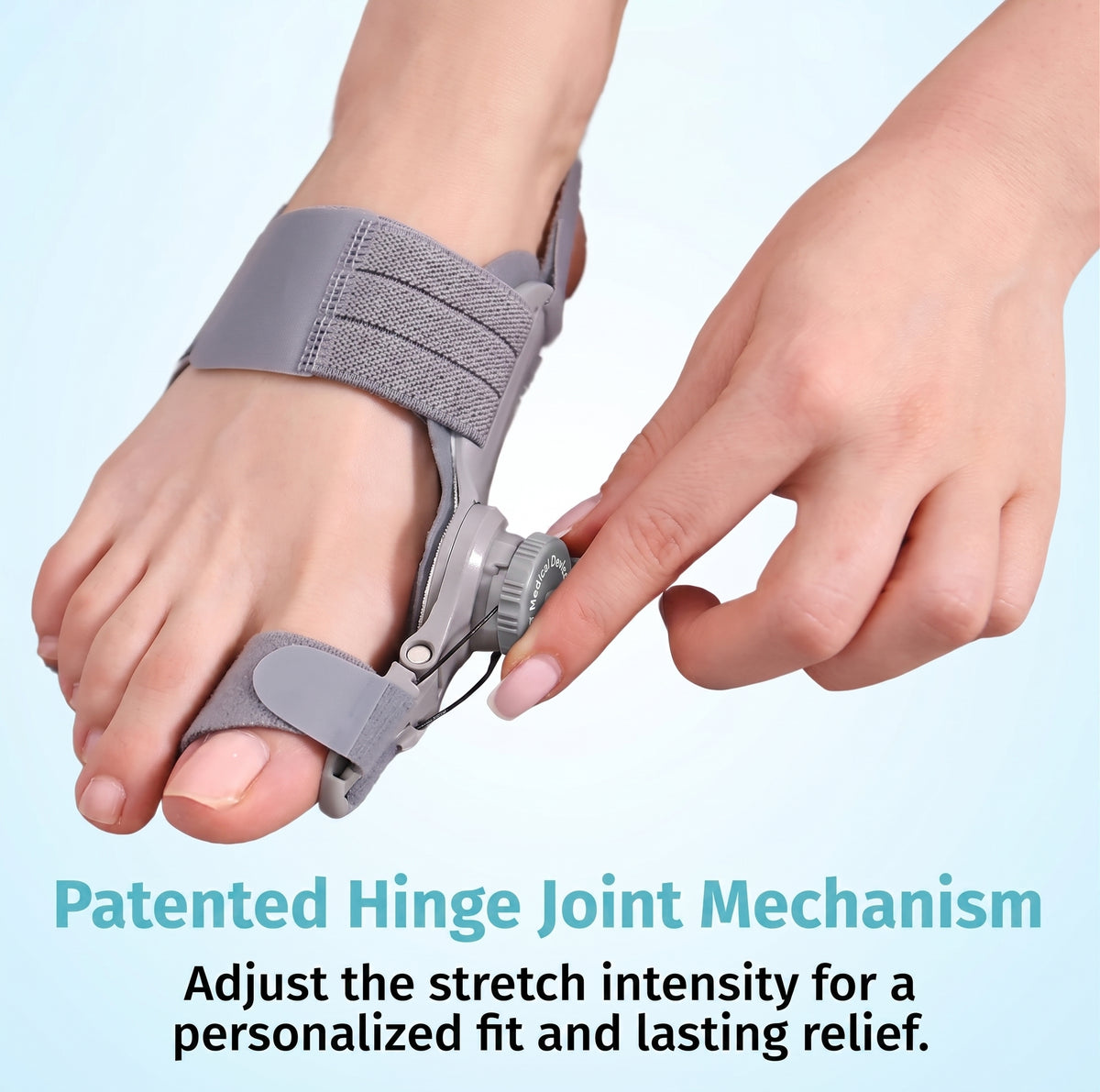 OrthoRelief™ Adjustable Toe Alignment Splint & Foot Wrap